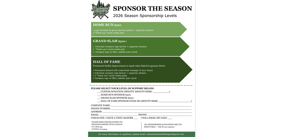 Become a Sponsor